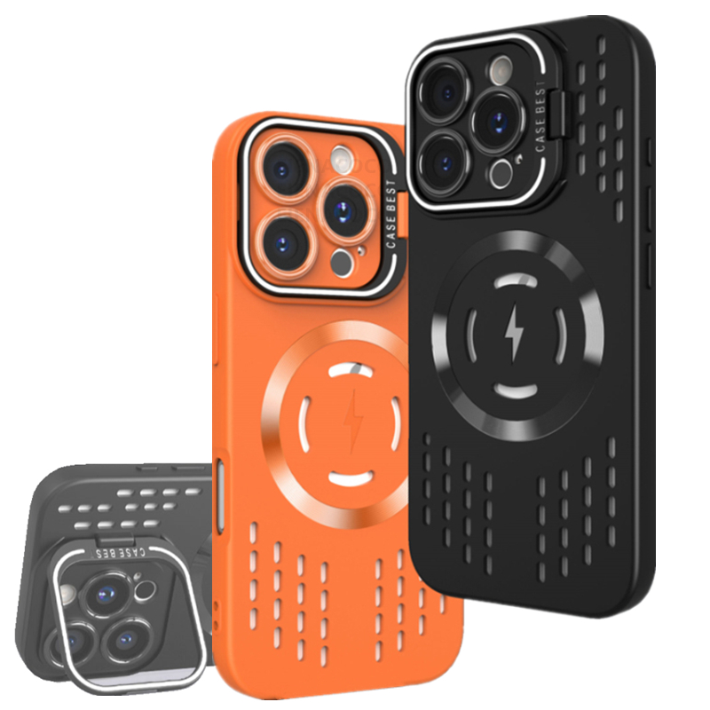 Heat Dissipation Mesh Breathable Case - Étui magnétique de Dissipation thermique de
