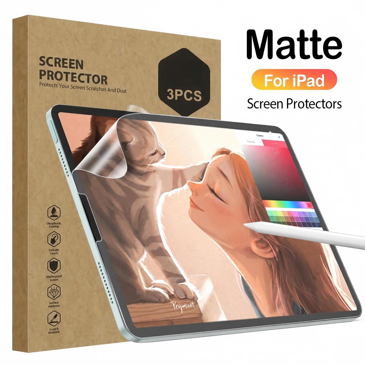 Matte Anti Glare Screen Protector - Protecteur d'écran mat similaire au papier,