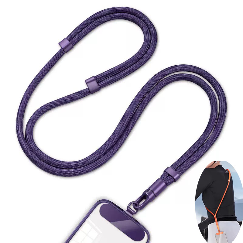 Crossbody Lanyard Neck Strap Case - Lanière de téléphone universelle avec clip