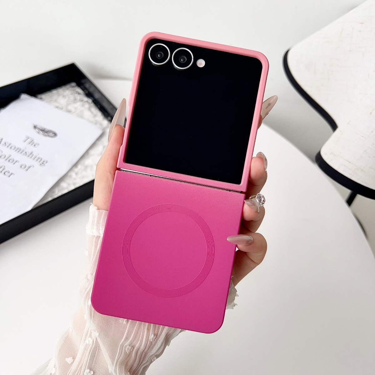 Liquid Silicone Magnetic Phone Case - Coque de téléphone magnétique souple en