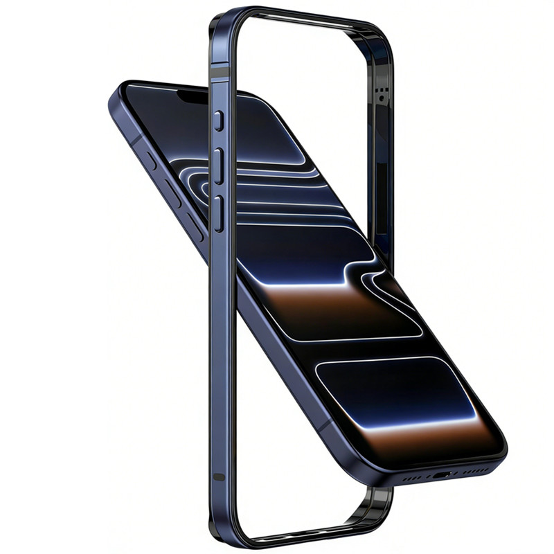 Metal Bumper Aluminum Frame Case - Coque de protection fine en métal