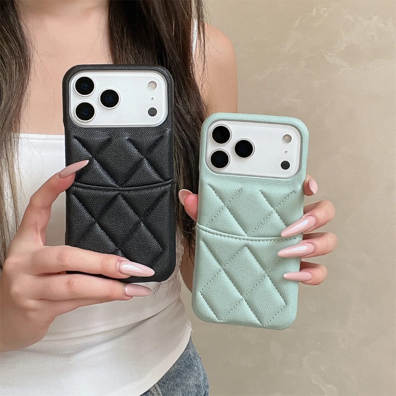 Leather Wallet Card Holder Phone Cover - Étui portefeuille en cuir PU pour
