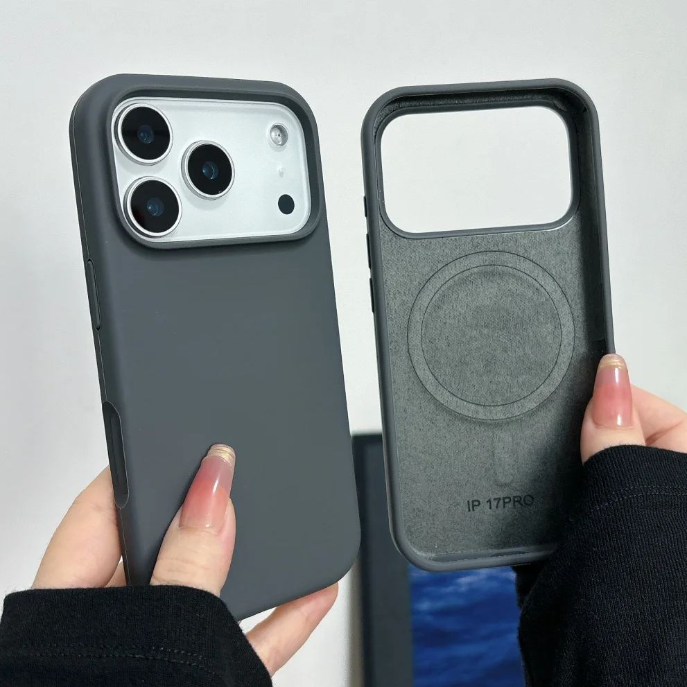 Liquid Silicone Magnetic Phone Case - Coque de téléphone en silicone liquide