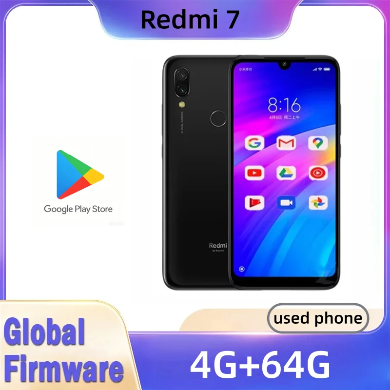Phone Cases - Téléphone portable Xiaomi Redmi 7 avec