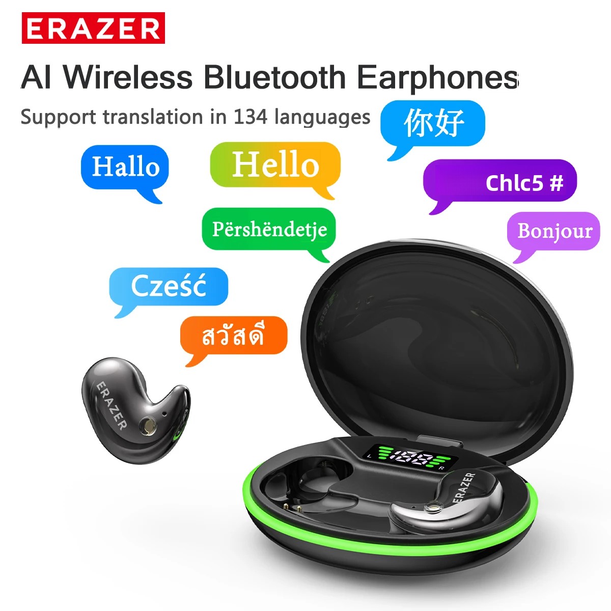 Earphones - Écouteurs intra-auriculaires Bluetooth EARZER XF58 avec