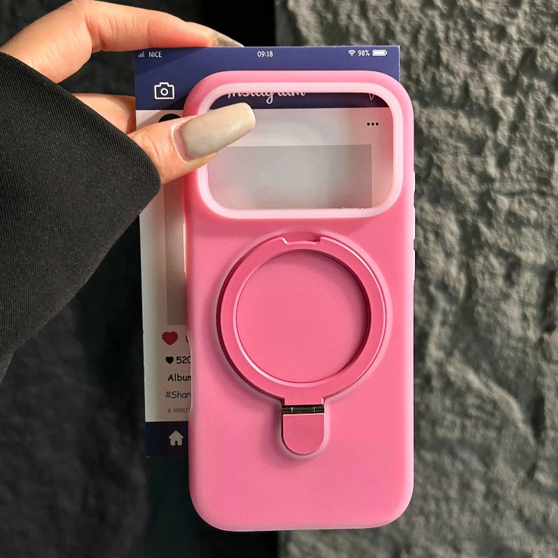 Liquid Silicone Magnetic Phone Case - Coque en silicone liquide couleur bonbon