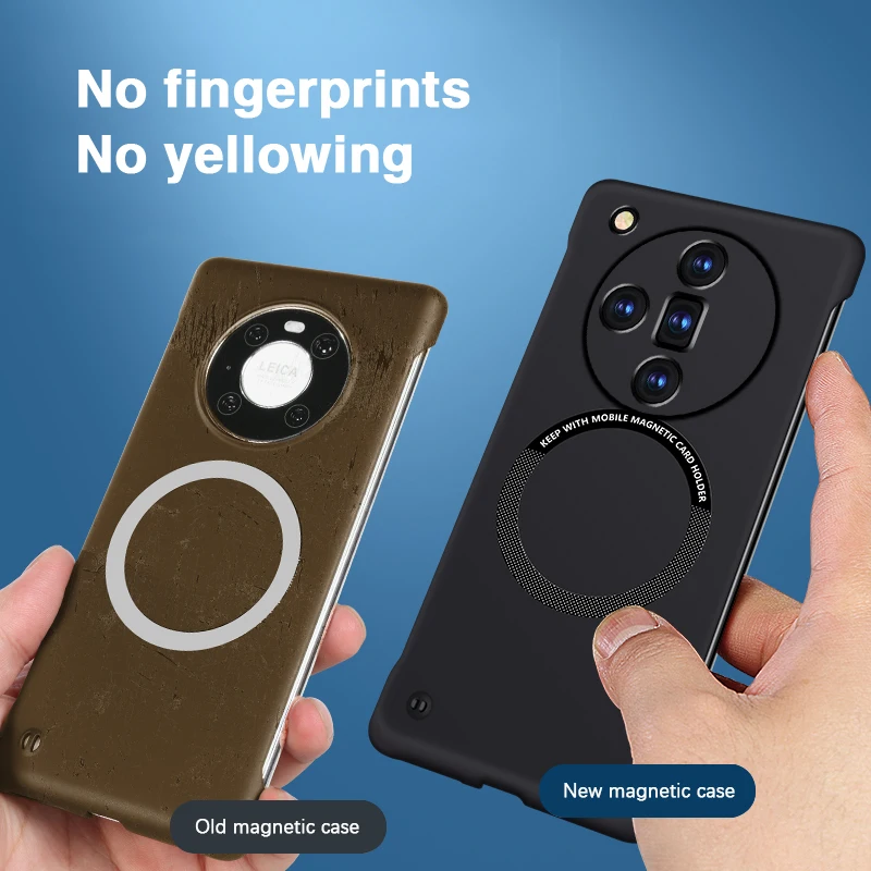 Ultra Thin Frameless Phone Cover - Étuis de téléphone de chargement sans