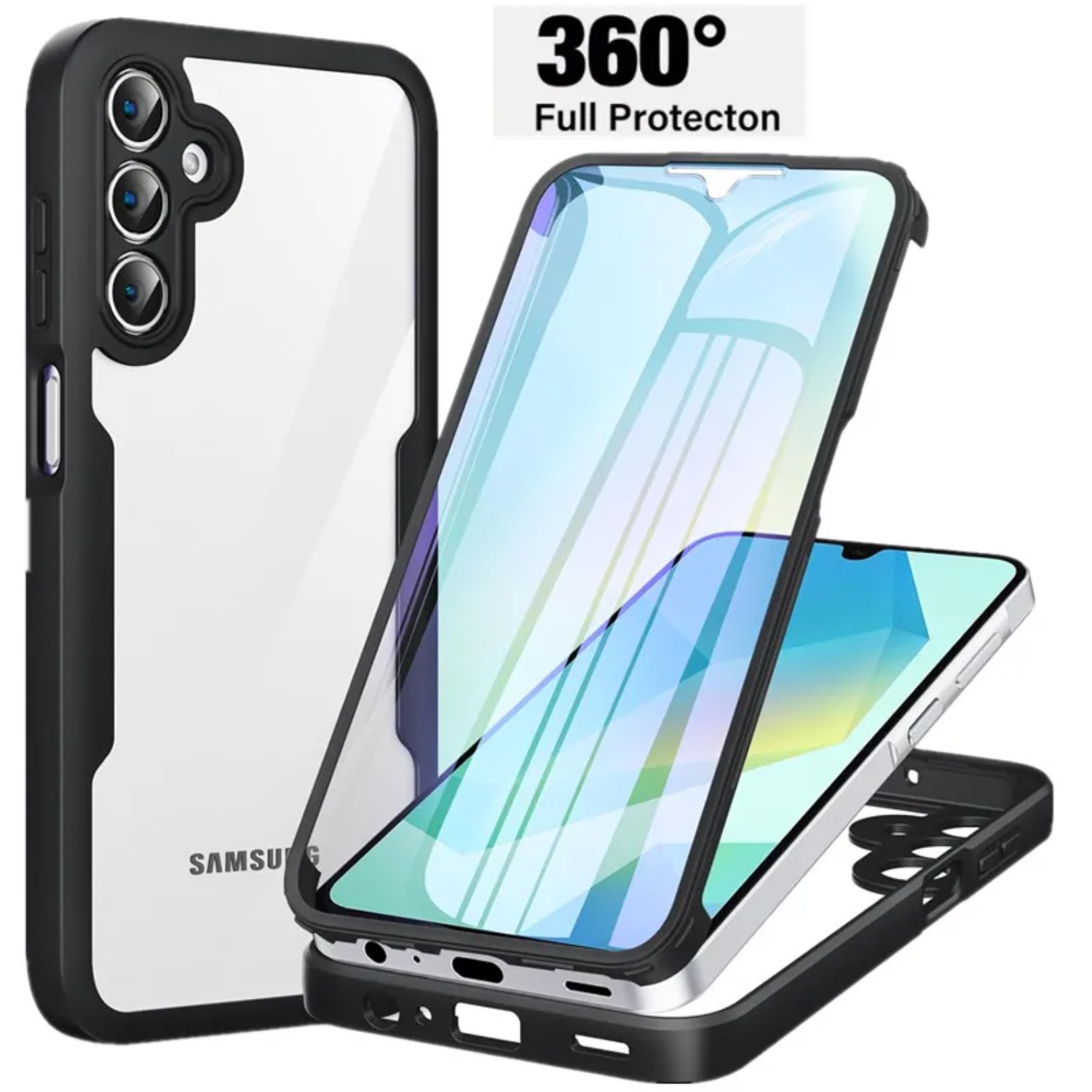 Heavy Duty Clear 360 °   Coque - Heavy Duty 360 Full Body Protective Case avis et prix
