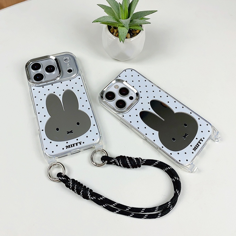 Coque de téléphone de luxe ave - Cute Cartoon Wrist Strap Silicone Case avis et prix