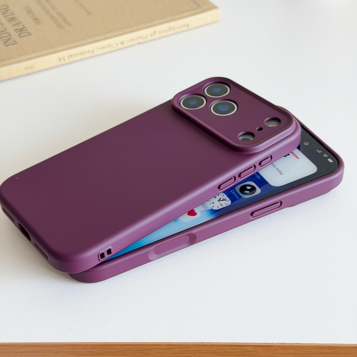 Coque de téléphone magnétique  - Liquid Silicone Magnetic Phone Case avis et prix