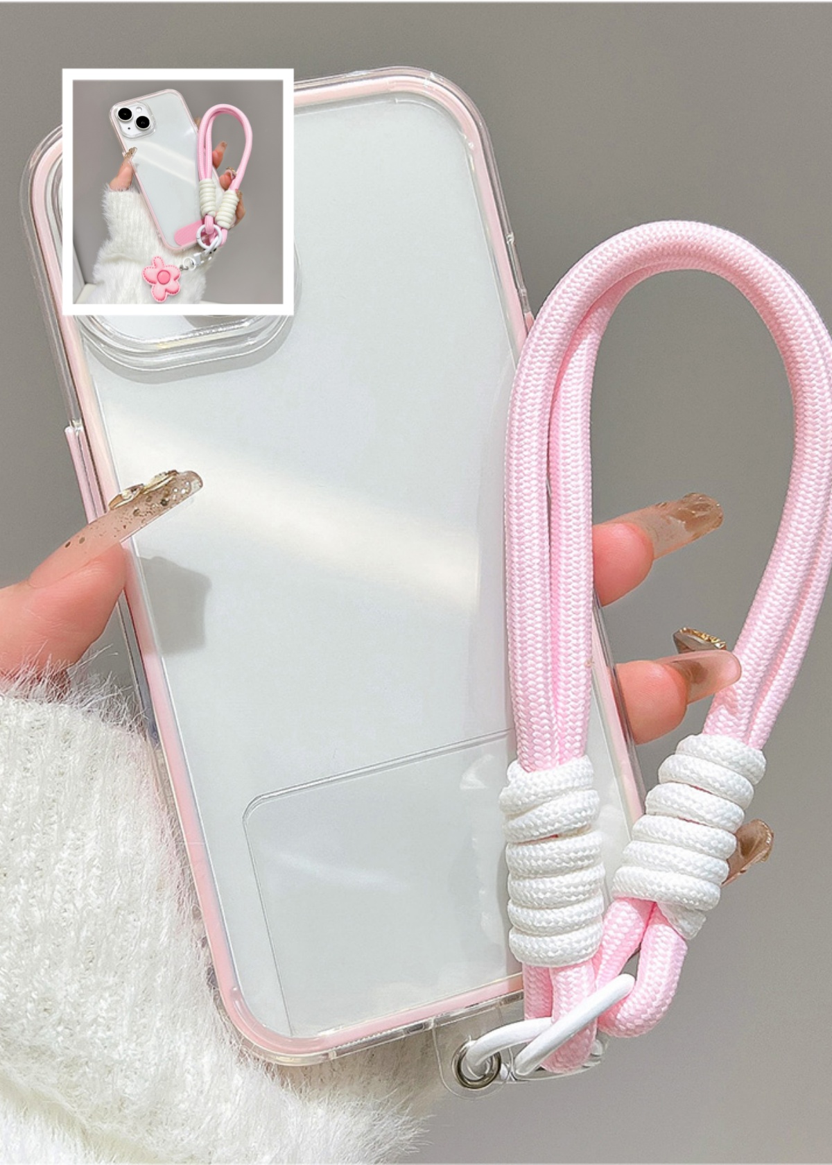 Coque de téléphone de luxe cou - Clear Shockproof Bumper Case avis et prix