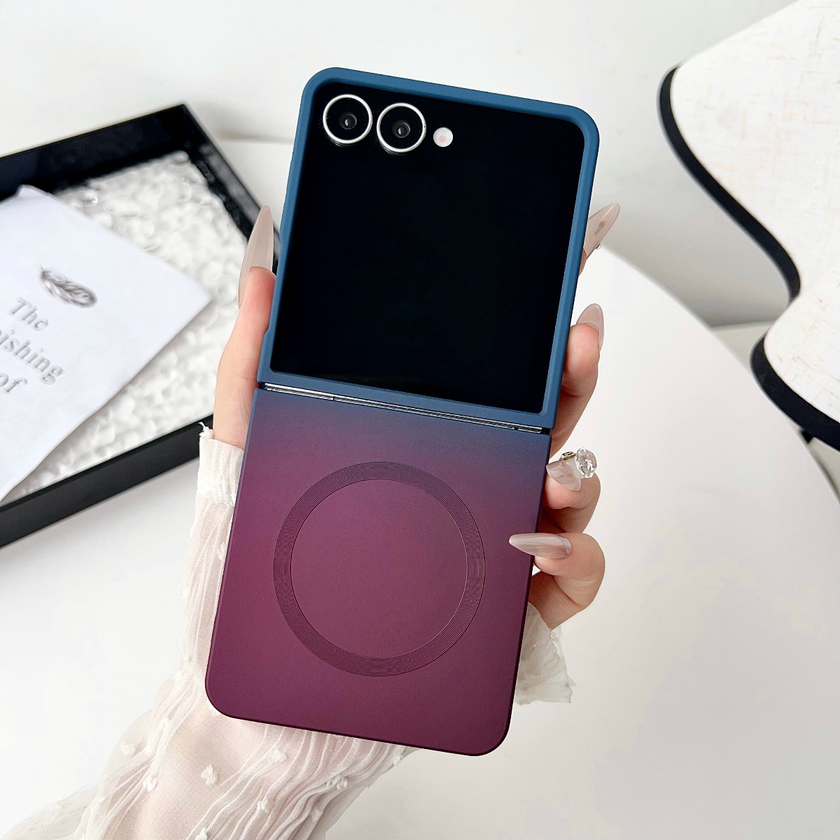 Coque de téléphone magnétique  - Liquid Silicone Magnetic Phone Case avis et prix