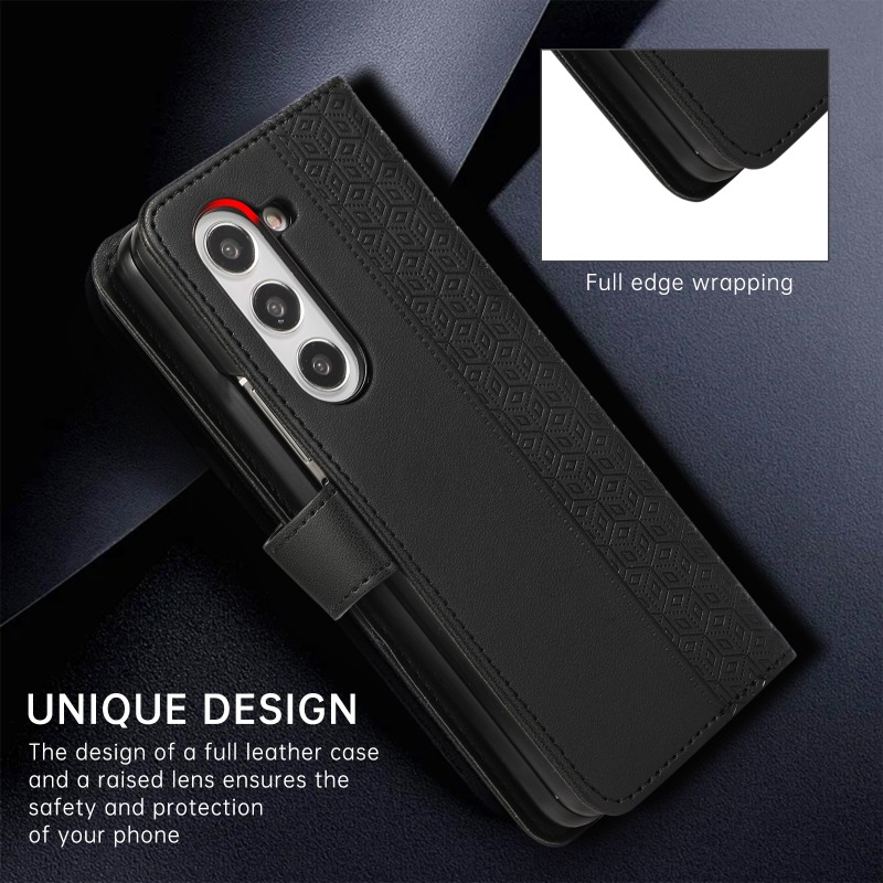 Étui portefeuille en cuir pour - Leather Wallet Card Holder Phone Cover avis et prix