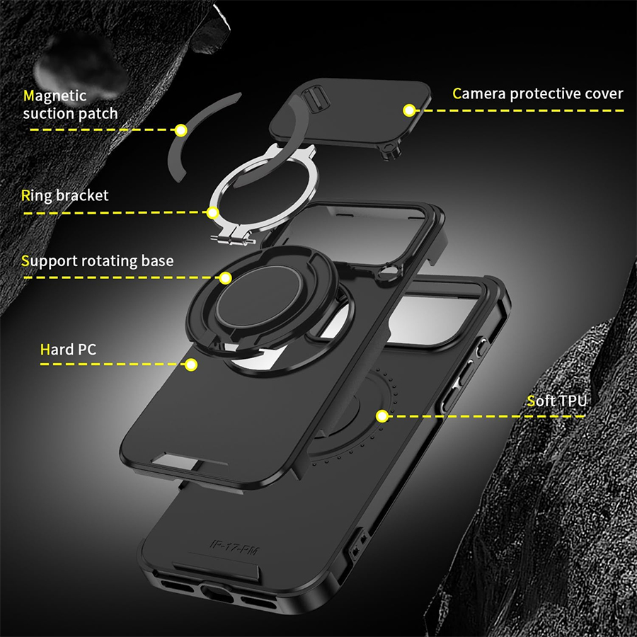 Coque de téléphone magnétique  - Heavy Duty 360 Full Body Protective Case avis et prix