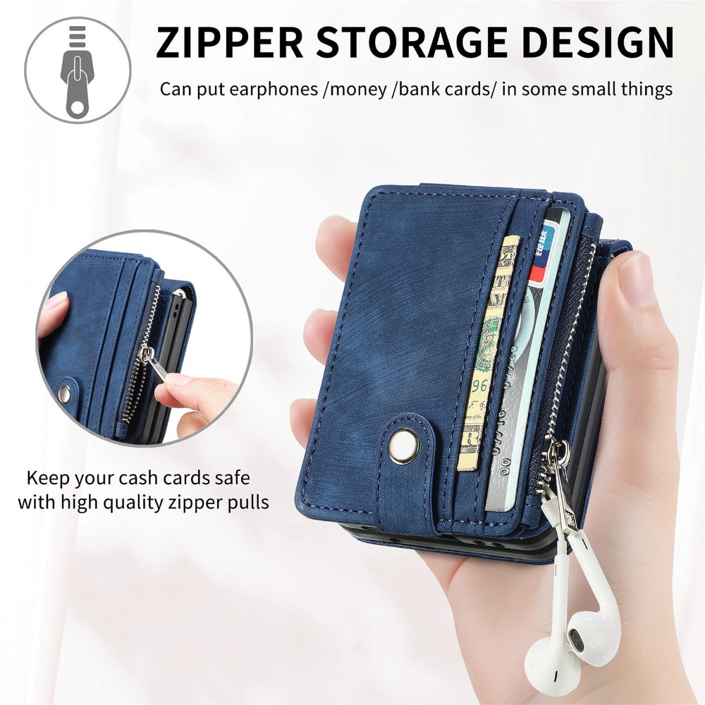 Coque de téléphone portefeuill - Leather Wallet Card Holder Phone Cover avis et prix