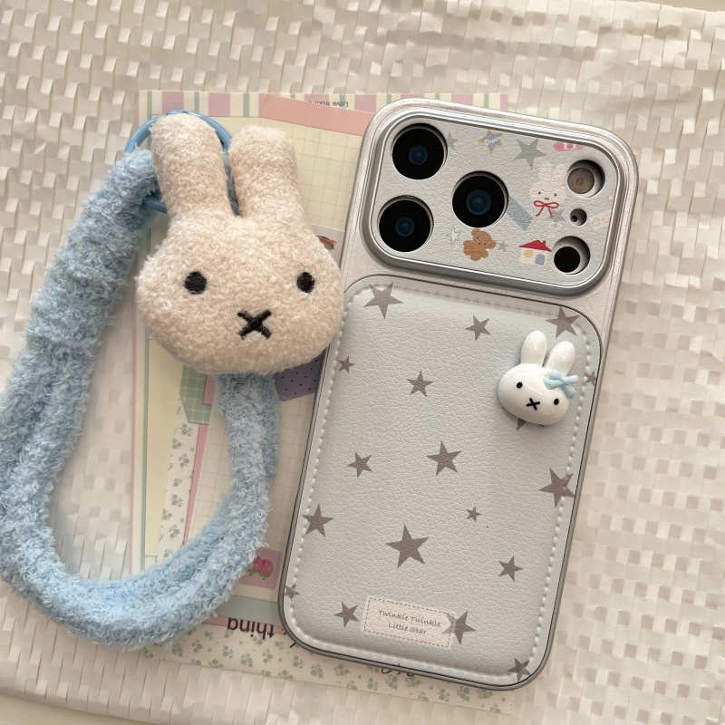 Étui de téléphone en cuir 3D M - Cute Cartoon Wrist Strap Silicone Case avis et prix
