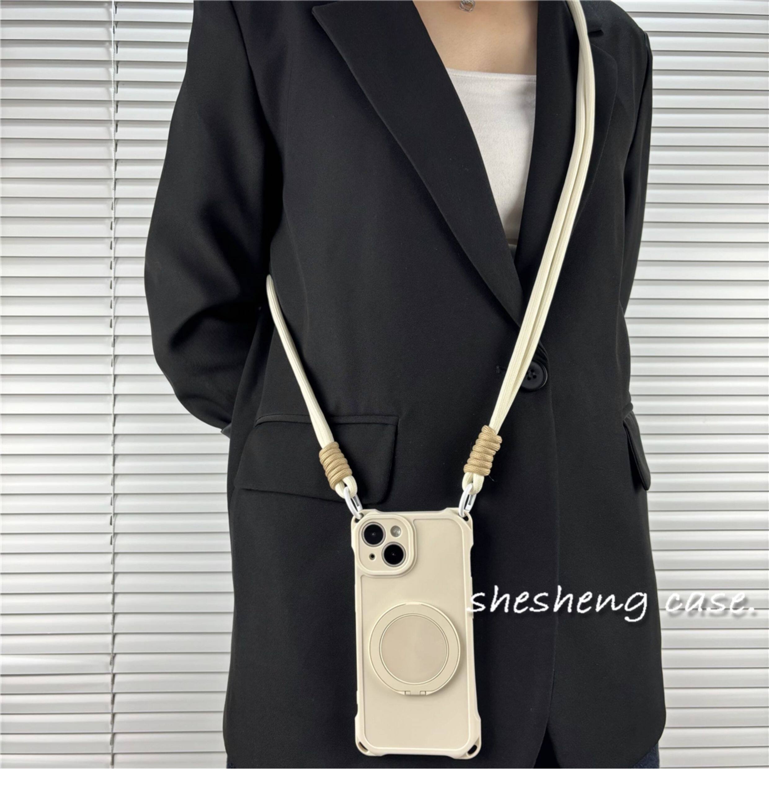 Étui de téléphone à bandoulièr - Crossbody Lanyard Neck Strap Case avis et prix