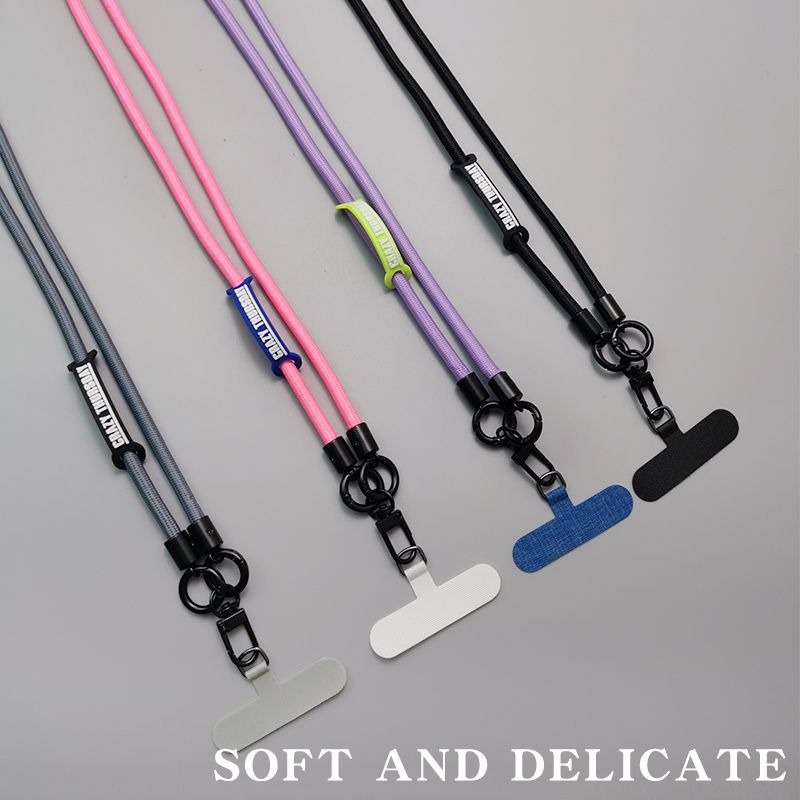 Longue sangle de téléphone uni - Crossbody Lanyard Neck Strap Case avis et prix