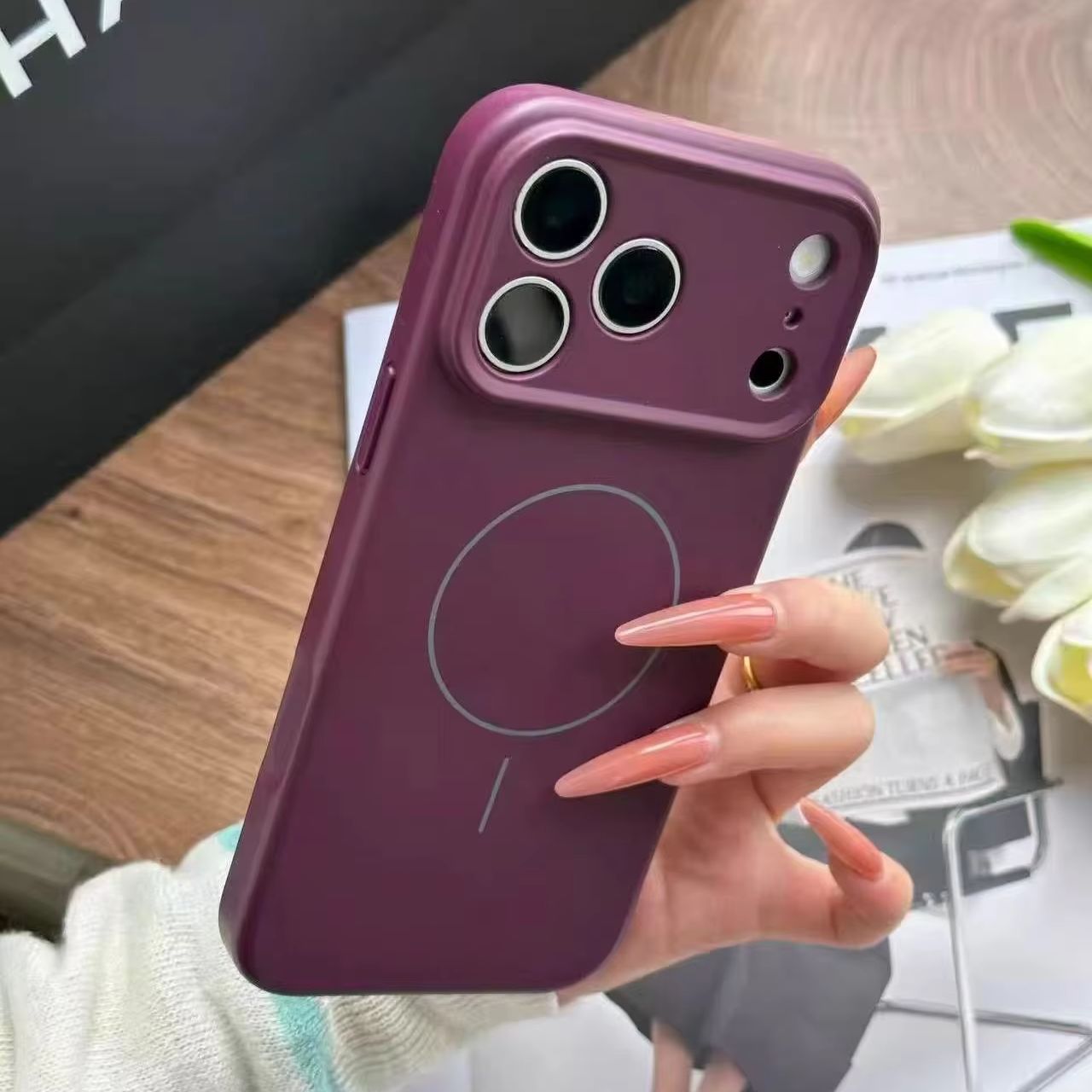 Coque magnétique en silicone l - Liquid Silicone Magnetic Phone Case avis et prix