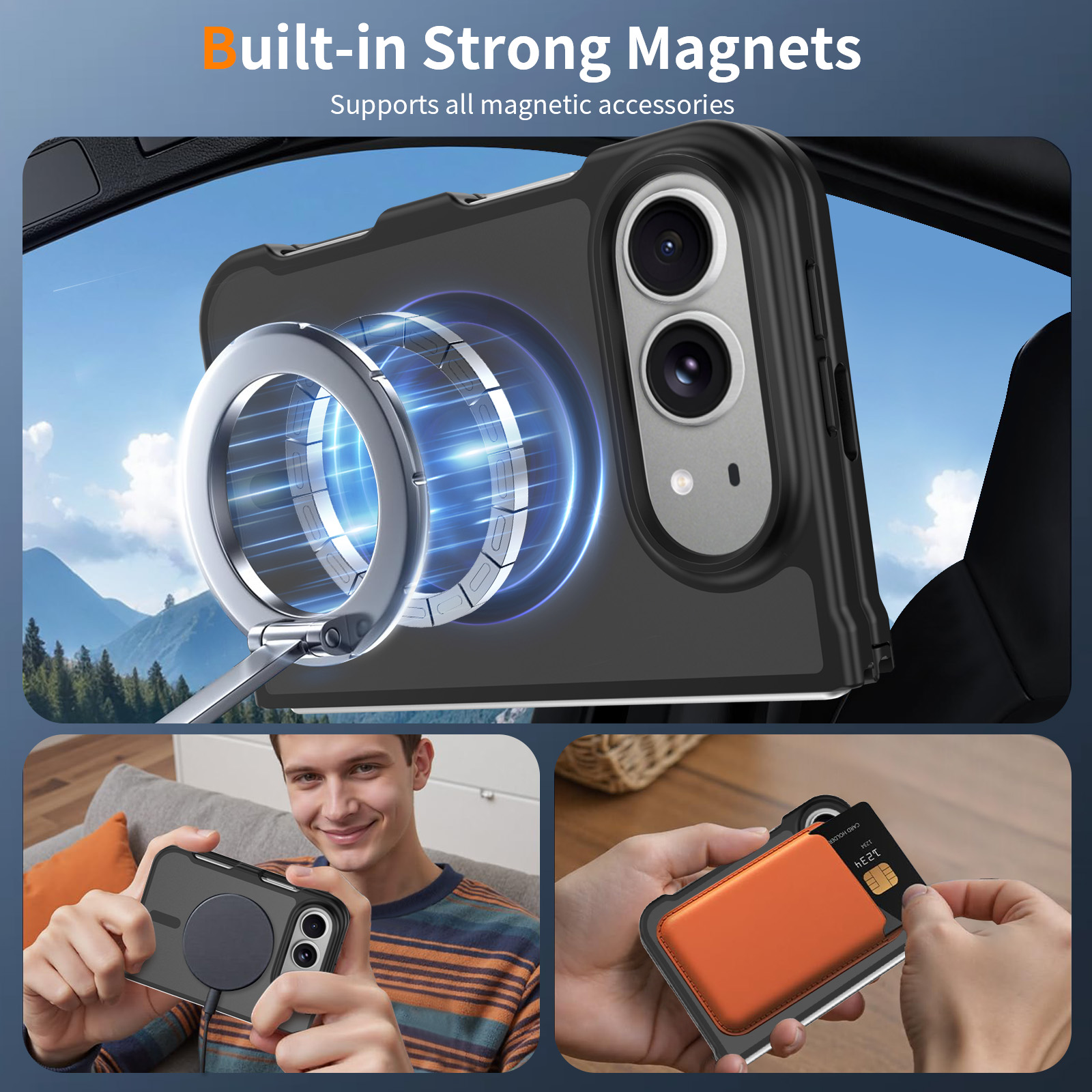 Coque de téléphone magnétique  - Screen Protectors avis et prix