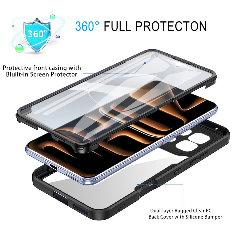 Transparent de luxe 360° °   C - Heavy Duty 360 Full Body Protective Case avis et prix