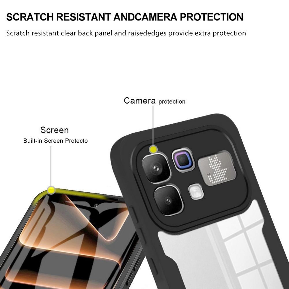 Transparent de luxe 360° °   C - Heavy Duty 360 Full Body Protective Case avis et prix