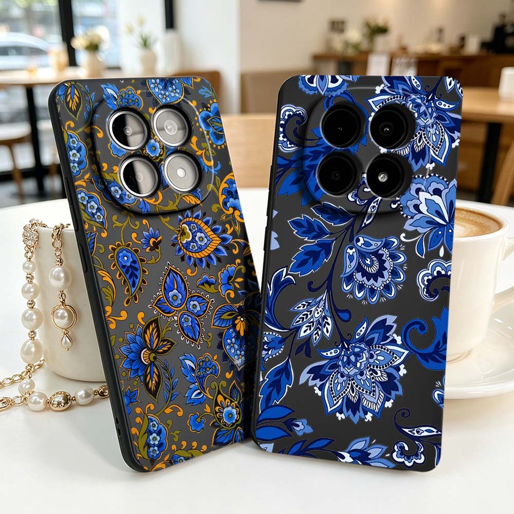 Coque de téléphone à motif Flo - Vintage Floral Pattern Soft Case avis et prix