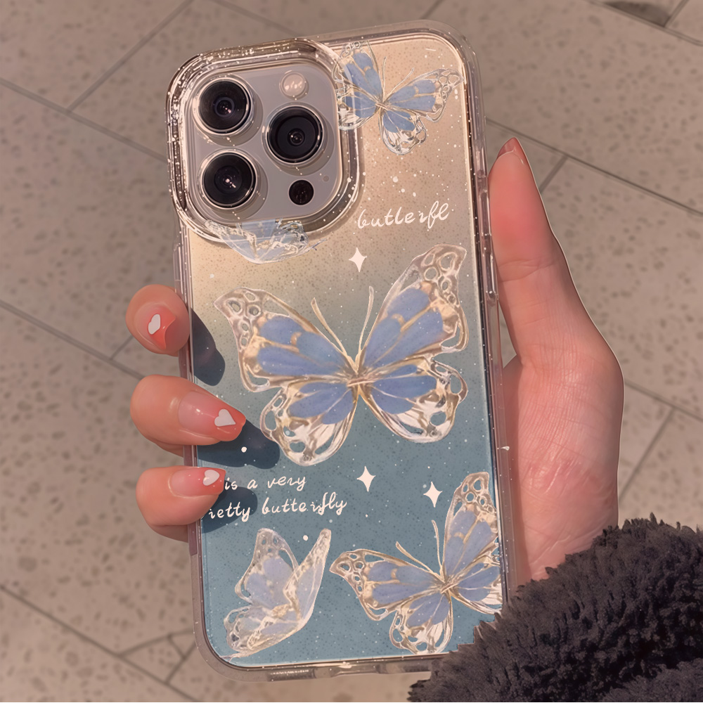 Coque de téléphone de luxe tra - Clear Shockproof Bumper Case avis et prix