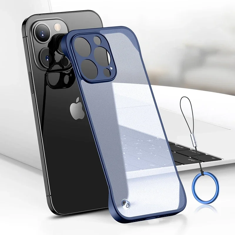 Pour Iphone 16 15 14 Pro Max U - Ultra Thin Frameless Phone Cover avis et prix