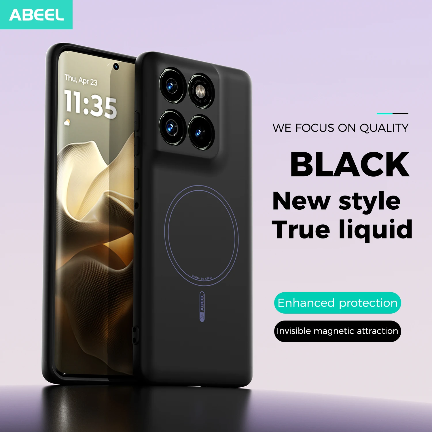 Coque de téléphone officielle  - Liquid Silicone Magnetic Phone Case avis et prix