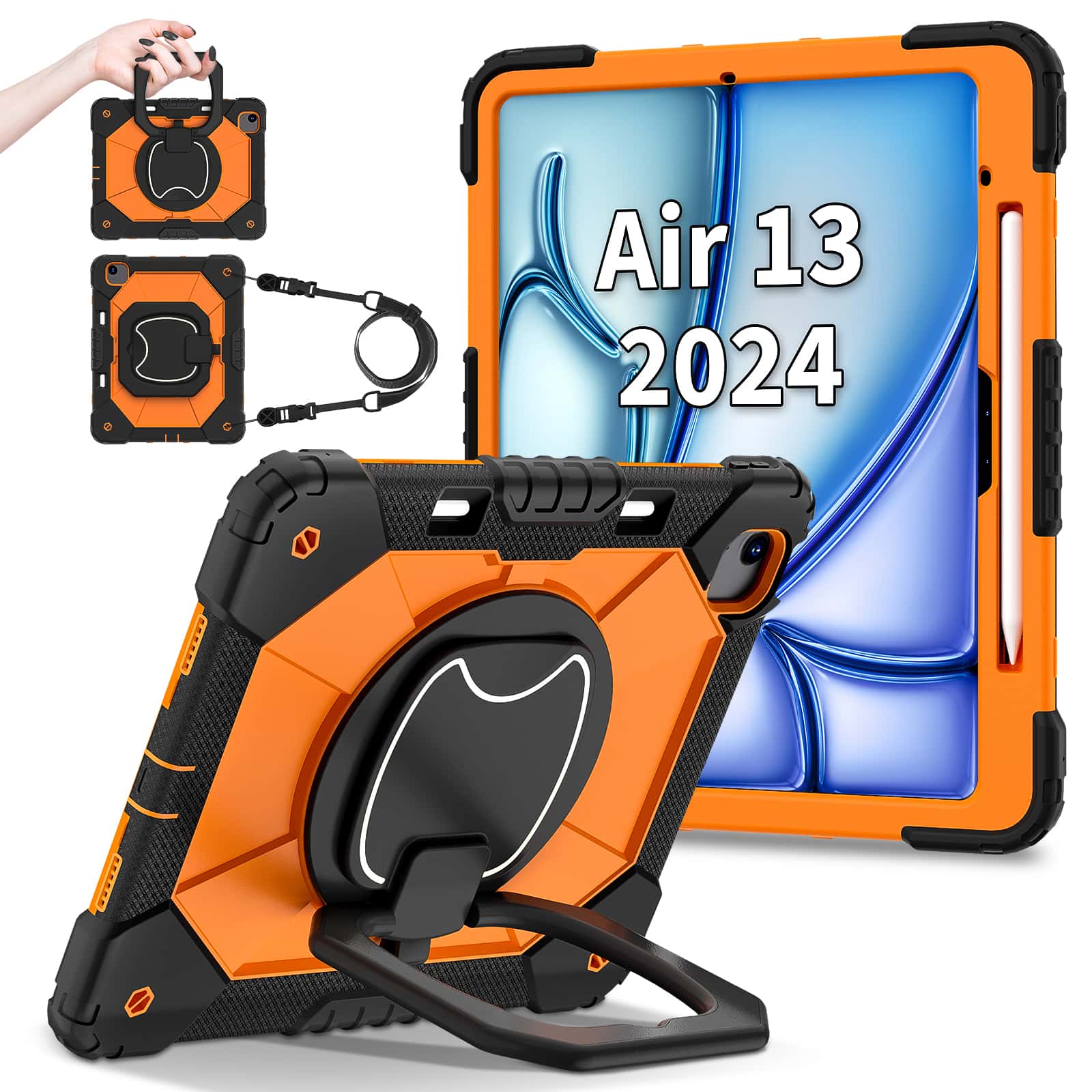 Étui pour iPad Pro 13 M5 Air 1 - Heavy Duty 360 Full Body Protective Case avis et prix