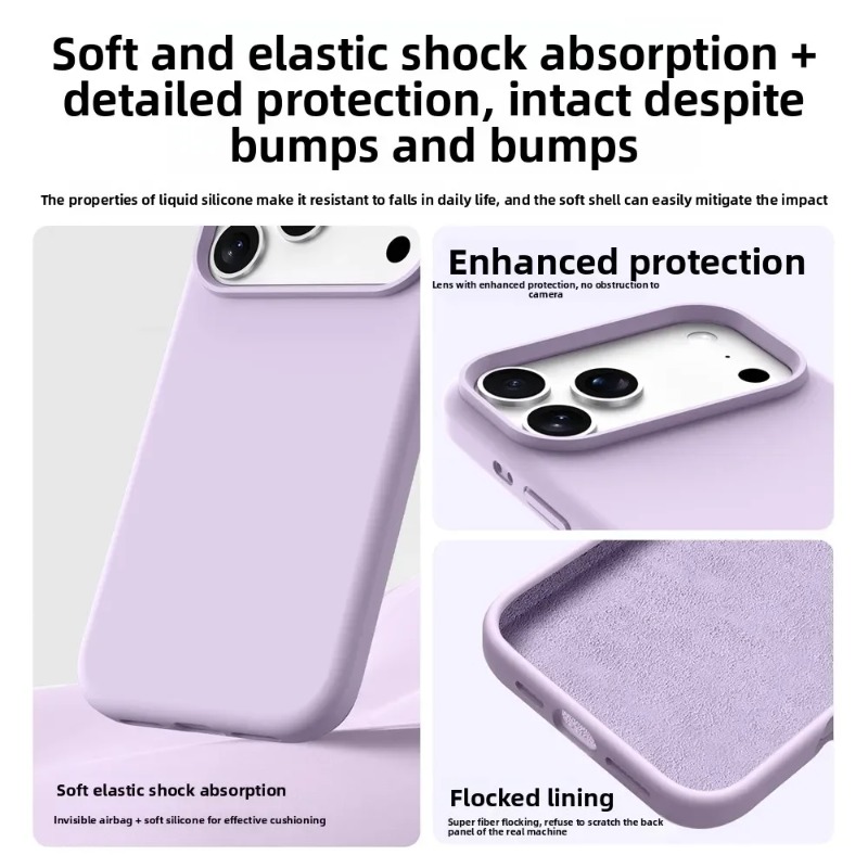 Coque de téléphone en silicone - Liquid Silicone Magnetic Phone Case avis et prix