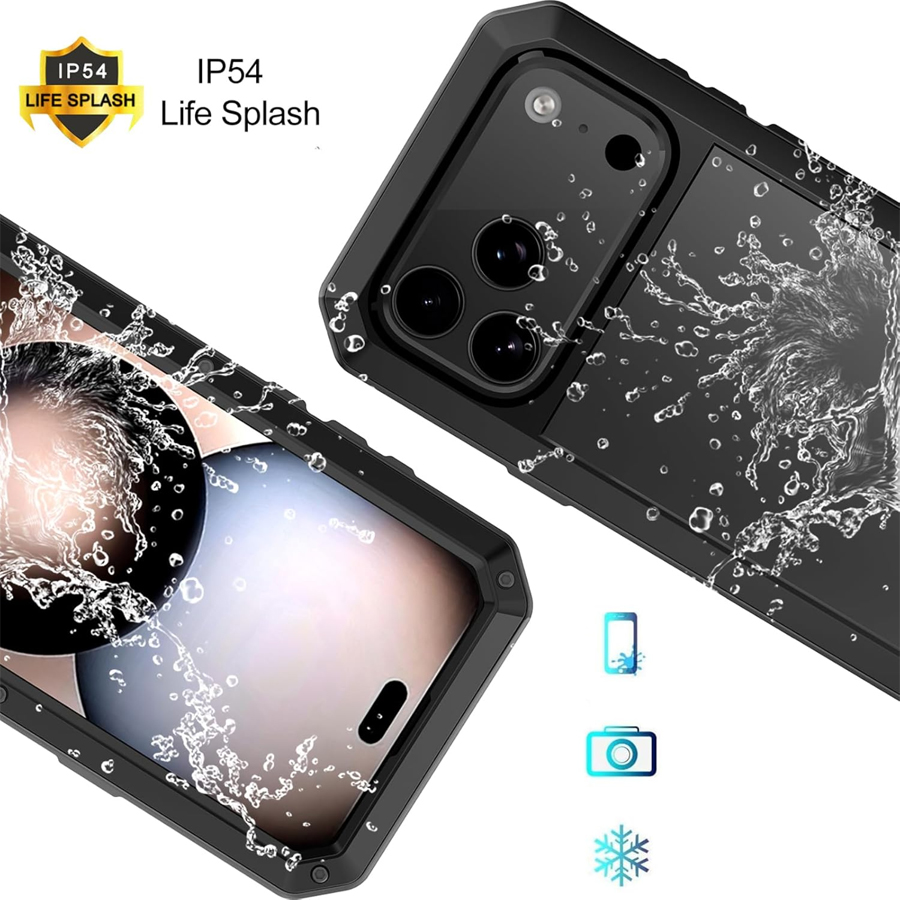 Coque de téléphone en métal ro - Heavy Duty 360 Full Body Protective Case avis et prix